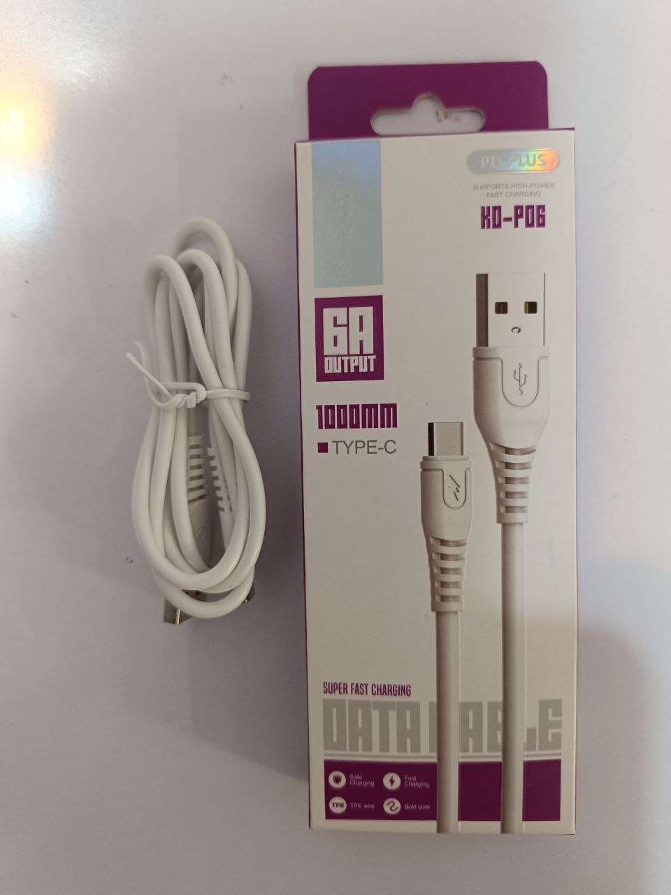 06-1.jpg کابل شارژ اندروید PD PLUS مدل P06 - Image 1