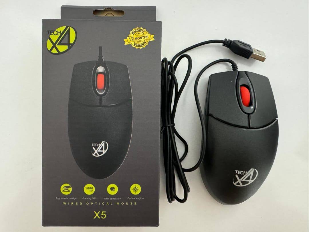 X5-1.jpg ماوس سیم دار X4TECH مدل X5 - Image 1