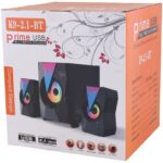 اسپیکر سه تکه بلوتوثی Prime مدل K9-2.1-BT به همراه ریموت کنترل