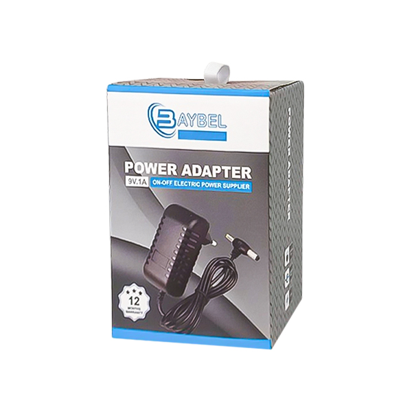 83 شارژر مودم دو سر 12 ولت 2 آمپر BAYBEL مدل A-83 - Image 1