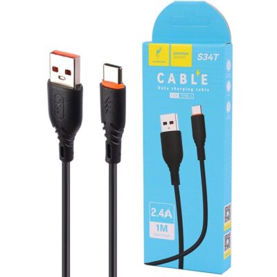کابل تایپ سی فست شارژ  اسکای دلفین S34T