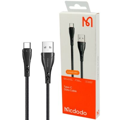 کابل شارژ تایپ سی مک دودو مدل CA-746 QC4.0 طول 20 سانتی متر