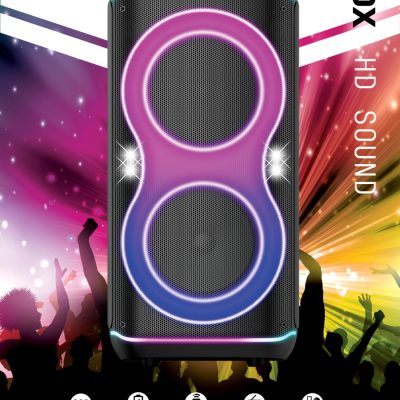 اسپیکر پارتی باکس کربی مدل CR-2836