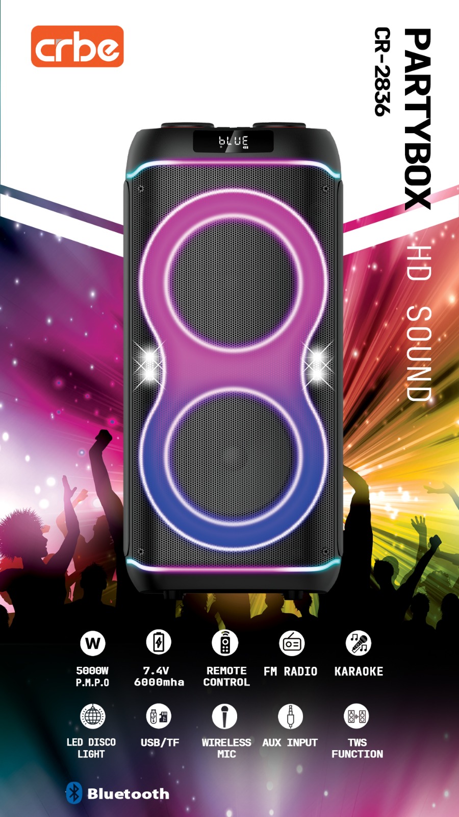 img-2025-09-28-68d93e4920a59 اسپیکر پارتی باکس کربی مدل CR-2836