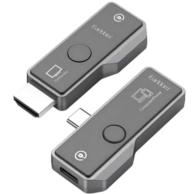 دانگل وایرلس انتقال تصویر تایپ‌سی و اچ‌دی‌ام‌آی ارلدام +W9